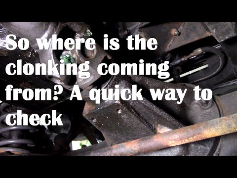 How to check a clonking drive line - a quick test