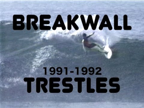 Trestles, Redondo Breakwall with Bill Higley and Ted Robinson 1991-1992
