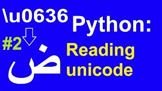 Converting from Unicode to characters and symbols in Python p.2