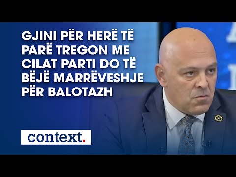 Ardian Gjini për herë të parë tregon me cilat parti do të bëjë marrëveshje për balotazh