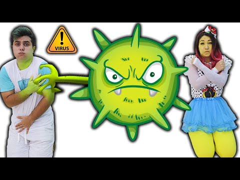 MALOUCOS em uma HISTÓRIA ENGRAÇADA de um NOVO VIRUS VILÃO