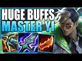 RIOT GAVE MASTER YI JUNGLE SOME HUGE BUFFS THIS PATCH SO NOW HE IS BACK! Gameplay League of Legends