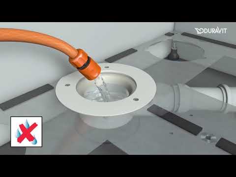 Duravit   Stonetto bodenbündig Dusche Einbau Anleitung