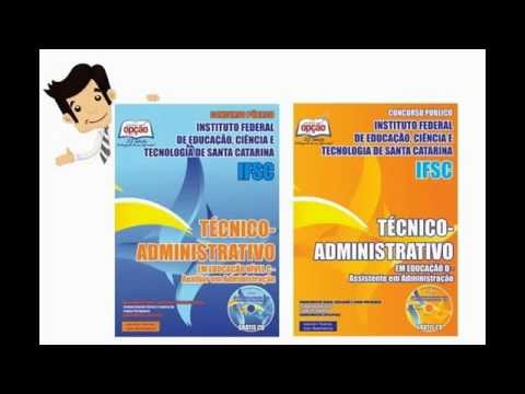 Apostilas Concurso IFSC 2015 - Técnico-Administrativo Educação Nível C e D