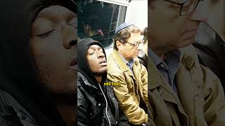 A Man Fell Asleep on Him in a Packed Subway… His Response Surprised Everyone! #shorts #lifestory