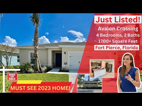 FOR SALE 2023 HOME 4 Bedroom 2 Baths $429,900 | Avalon Crossing, Ft Pierce Florida