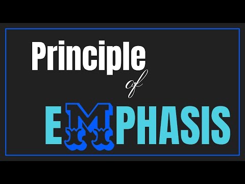 Principle of Design: Emphasis