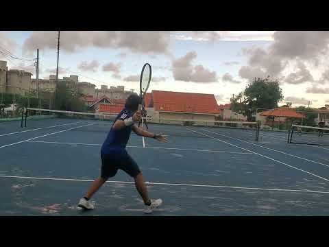 📽 Backhand practice with Former NCAA D1 Martin Brothers #tennis #tennisplayer #tennispractice