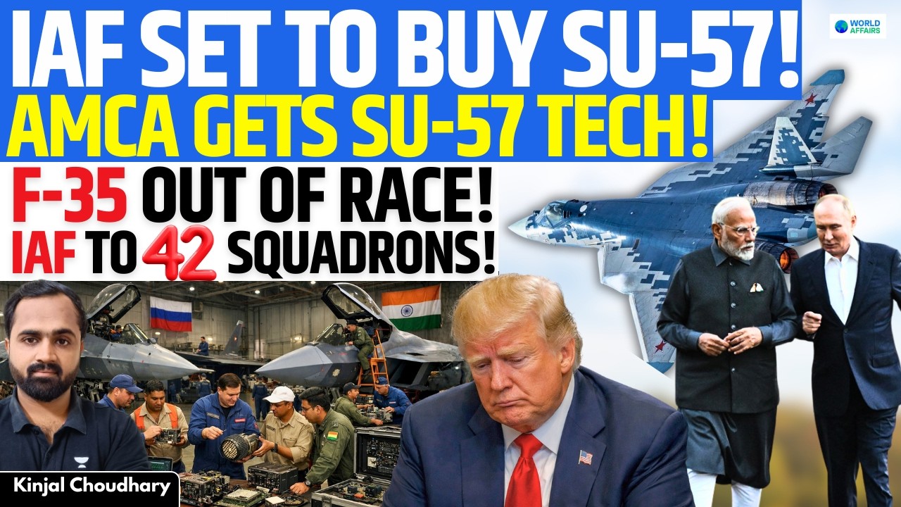 India's 5th Gen Fighter Shift - IAF Wants Su-57 After Rafale Deal! AMCA & Tejas at Risk? Kinjal