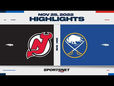 NHL Highlights | Devils vs. Sabres - November 25, 2022