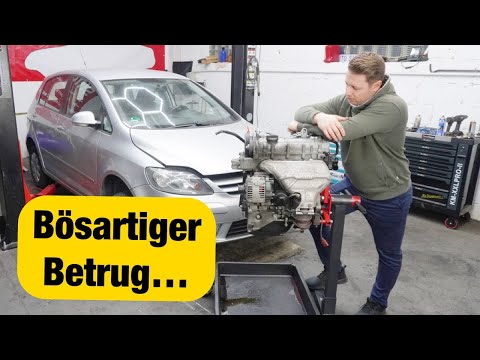 Hole in engine filled with putty...