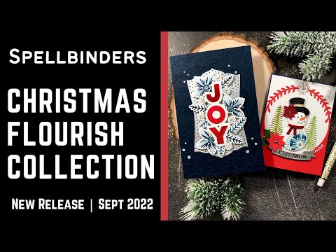 Introducing Spellbinders Christmas Flourish Collection | #neverstopmaking #teamspellbinders