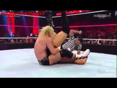 Ziggler vs Miz vs Cesaro Highlights