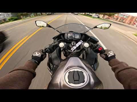 My First Motorcycle!  Beginner Rider | 2021 Kawasaki Ninja 400 | Drive with me to school | POV