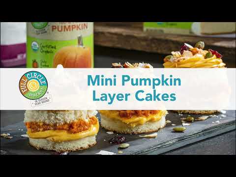 Mini Pumpkin Layer Cakes