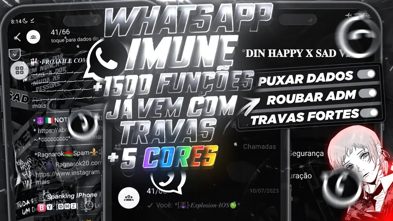 😱APELAÇÃO!! novo MELHOR WHATSAPP IMUNE 2025 com [ NOVAS FUNÇÕES ] zap imune primário e secundário❤️