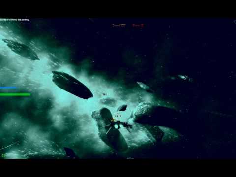 Unity3d space game tech scene