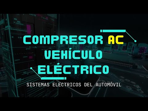 Compresor de aire acondicionado en coche eléctrico