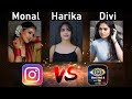 Instagram VS Bigg Boss 4 Telugu House Dethadi Harika Monal Divi Paperboy Trends