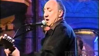 Pete Townshend &amp; Eddie Vedder - Heart To Hang Onto - The Late Show with David Letterman - 07/28/1999