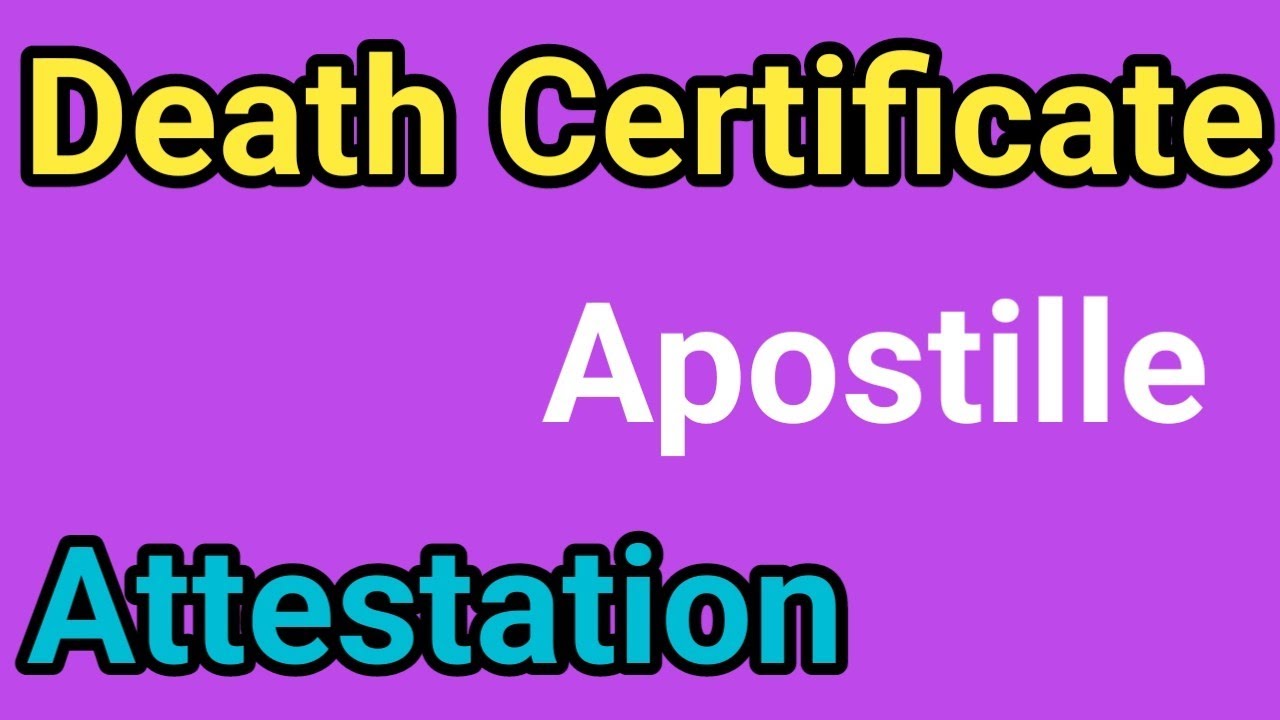 Death Certificate Attestation Delhi India @JayaInternational
