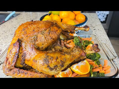 How to cook a juicy turkey for thanksgiving and Christmas / well seasoned turkey recipe