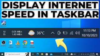 How to Show Internet Speed on Taskbar in Windows 10 2023