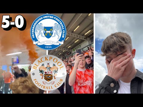 PYROS & FINAL DAY DRAMA AS POSH SMASH SEASIDERS! PETERBOROUGH 5-0 BLACKPOOL