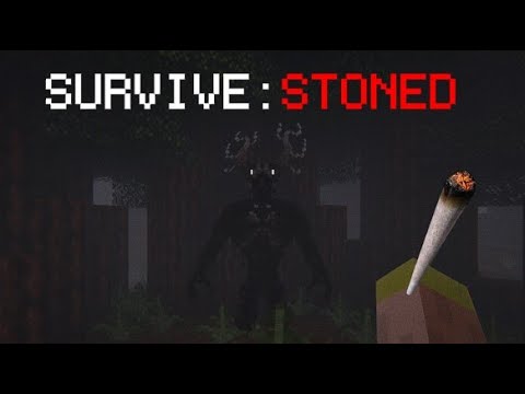 Trying To Beat Horror Minecraft While Stoned