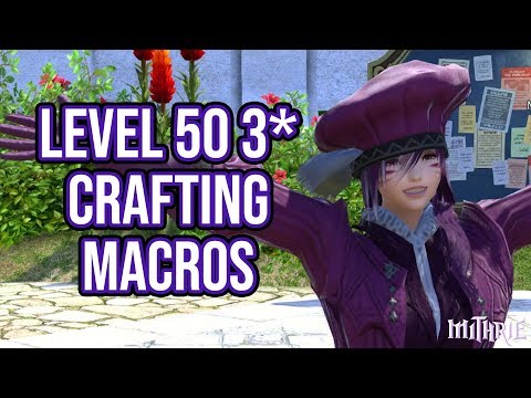 FFXIV 3.0 0747 Simple Crafting Macro 50 (3 Star)