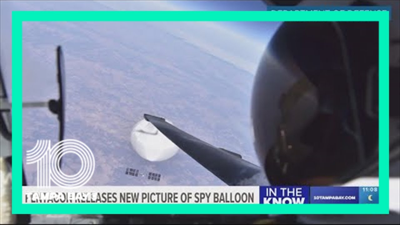 Pentagon releases US pilot's selfie with spy balloon