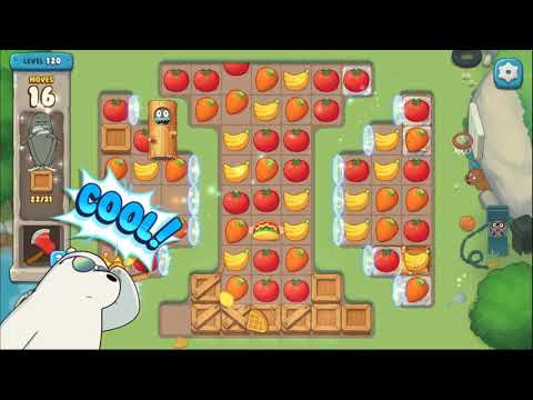 We Bare Bears match3 repairs level 120