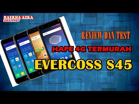 Review dan test Hape 4G termurah Evercoss S45