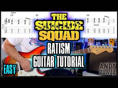 The Suicide Squad Ratism Guitar Lesson Tutorial