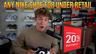 ANY NIKE SHOE FOR UNDER RETAIL!!!