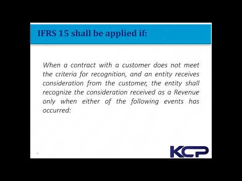 IFRS 15 Revenue Contract with Customers: Part 2