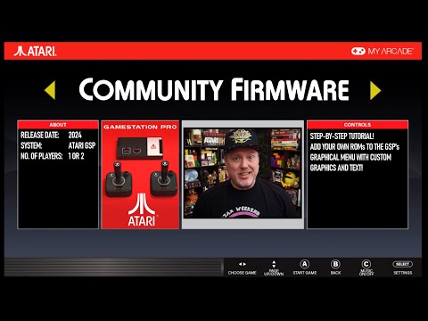 Atari Gamestation Pro COMMUNITY Firmware Update & Customization Tutorial!