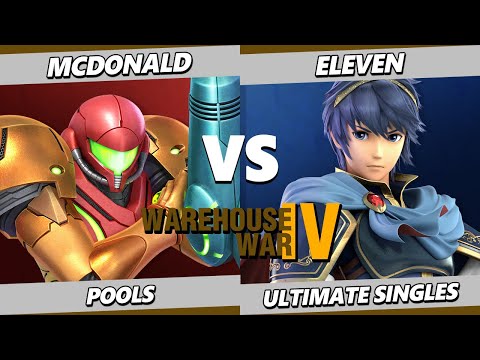 Warehouse War 4 -  Benoit "McDonald" Blanc (Samus) Vs. Eleven (Marth, Hero) Smash Ultimate - SSBU