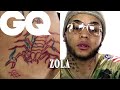 Zola révèle le secret de ses tatouages | Don't Touch My Tattoos | GQ