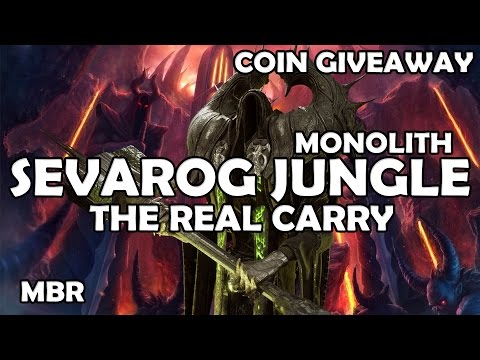 The Real Carry | Challenger Sevarog Monolith Jungle Gameplay | Paragon Coin GiveAway