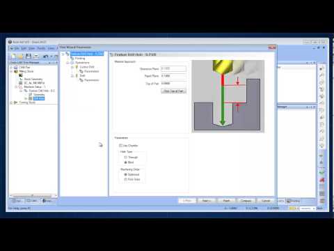 CAD/CAM V25: Drilling Holes Cut Order