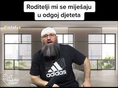 Roditelji mi se miješaju u odgoj djeteta - mr. Elvedin Pezić▫️