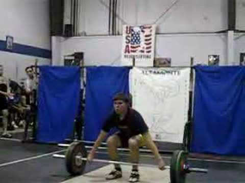 19 Year Old Danny Stanley Snatch 98KG(216 LB) @ 91KG(200 LB)