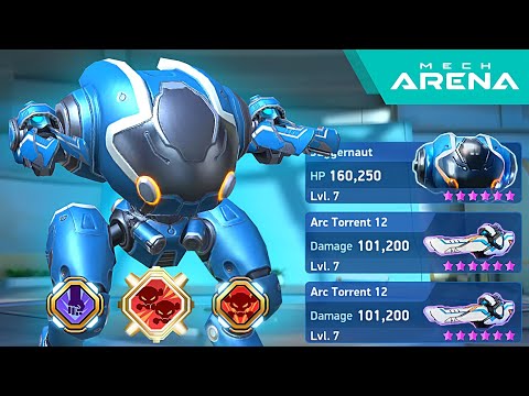 Juggernaut with Arc Torrent 12 - Monster Kill - Mech Arena