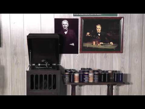 Edison blue amberol cylinder 2104 - Stars and Stripes Forever March by Sousa's Band