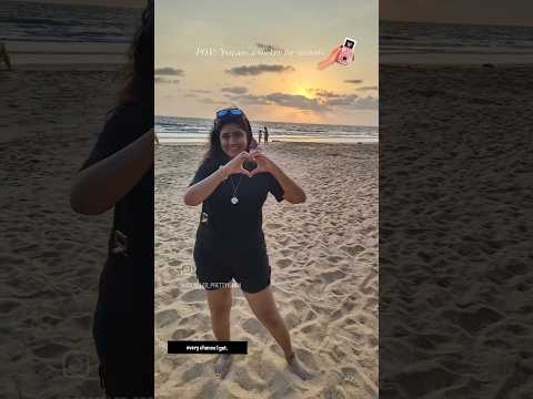 Sunset at Goa......🌊🕶️🌟🫠💕#goabeach #beach #goals #sunset #goa