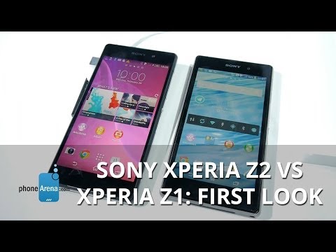 Sony Xperia Z2 vs Xperia Z1: first look