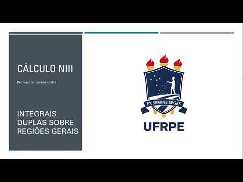 Integrais Duplas sobre Regiões não retangulares