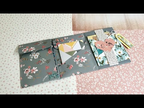 One Sheet Wonder - 12x12 Paper | Tri-Fold Folio with Multi Pockets | TUTORIAL