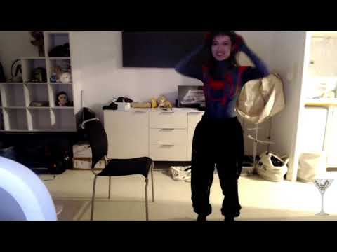 Nym showing her dance moves.